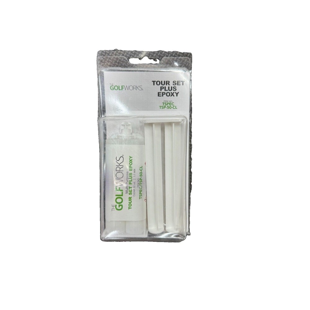 (RB2) The GolfWorks Tour Set Plus Epoxy TSP-50-CL Clear 50ml Golf Club Shafting